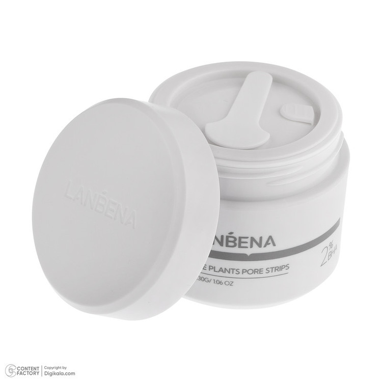 ماسک بینی لنبنا مدل BHA2 مناسب انواع پوست وزن 30 گرم بسته 60 عددی