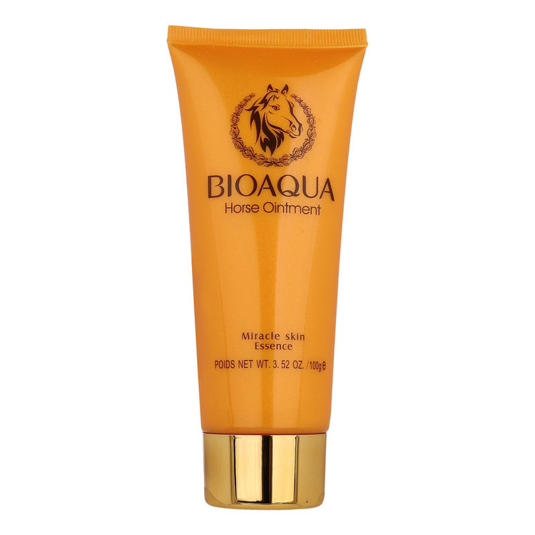 فوم شستوشوی صورت بی آکوا مدل Horse Ointment مناسب برای انواع پوست وزن 100 گرم