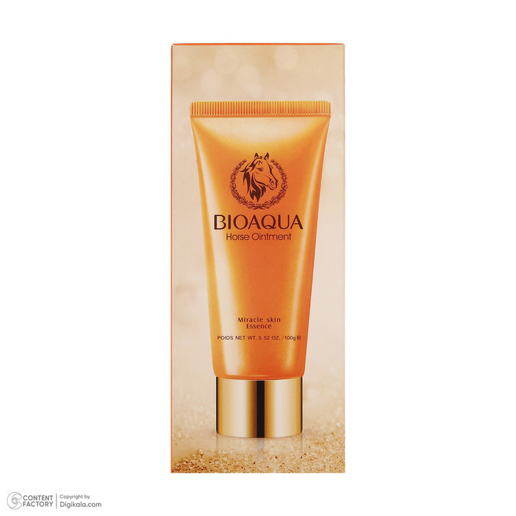فوم شستوشوی صورت بی آکوا مدل Horse Ointment مناسب برای انواع پوست وزن 100 گرم