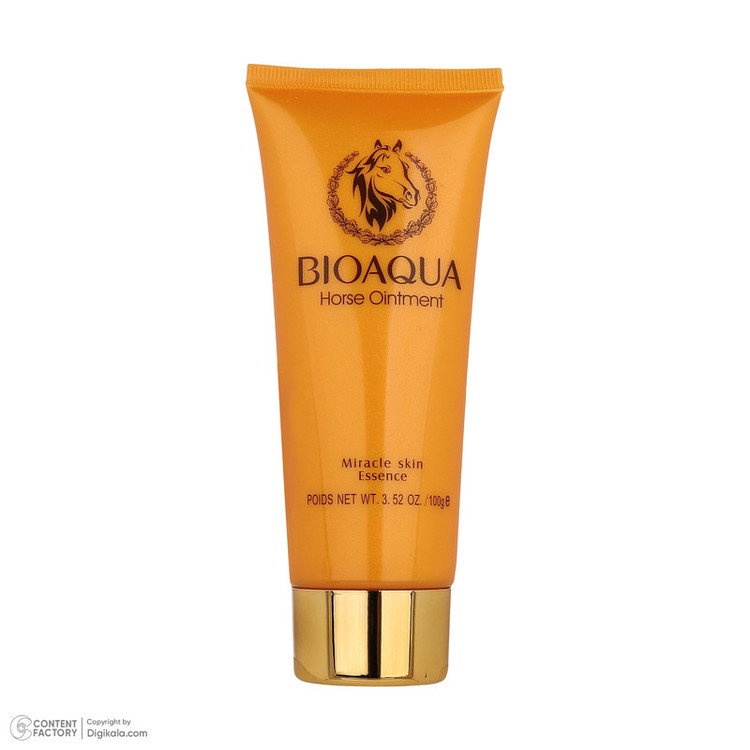 فوم شستوشوی صورت بی آکوا مدل Horse Ointment مناسب برای انواع پوست وزن 100 گرم